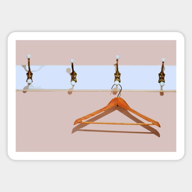 clothes hanger Sticker by LaurieMinor